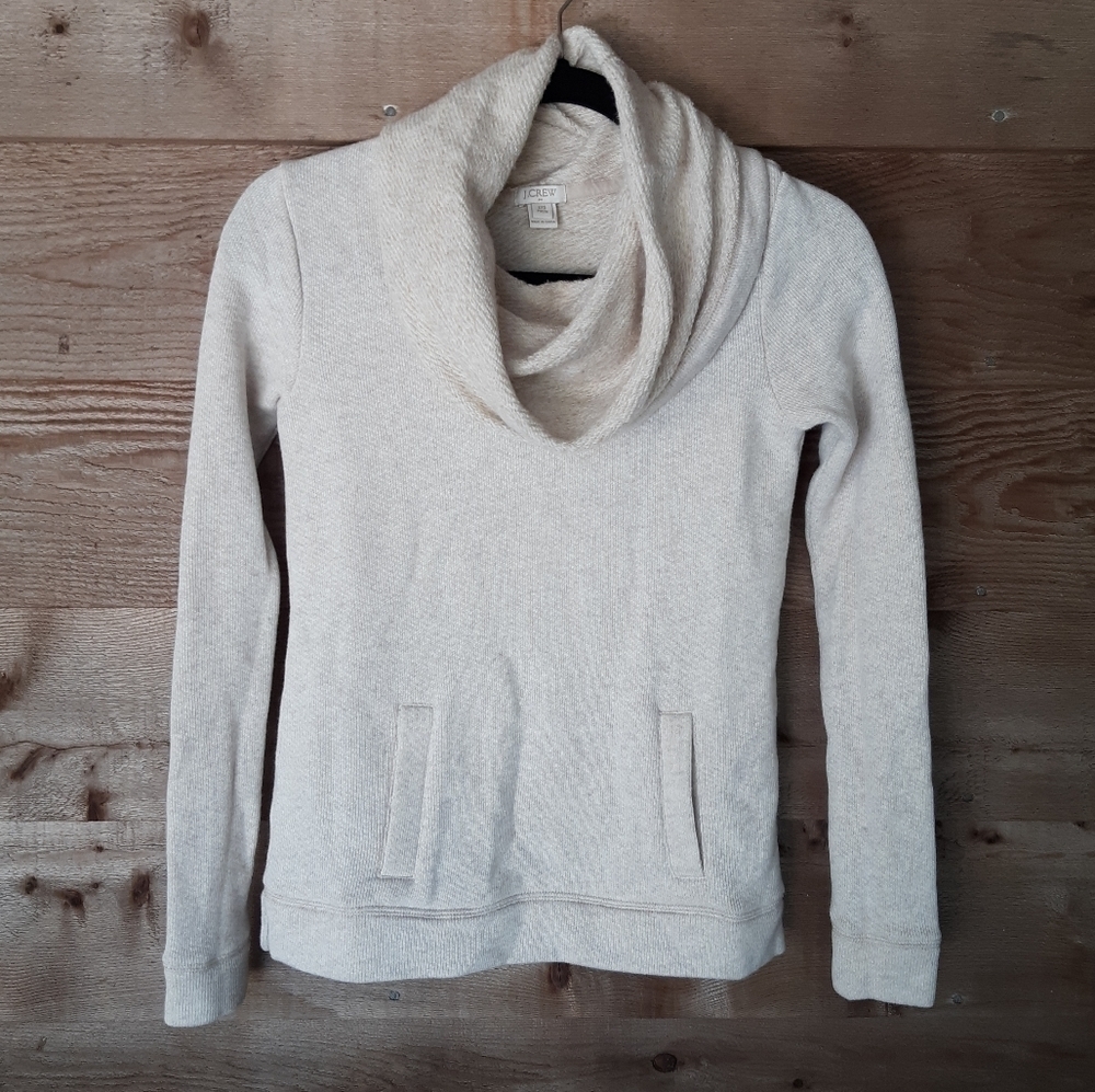 J.Crew Heather Oatmeal Funnel Neck Sweatshirt

XXS